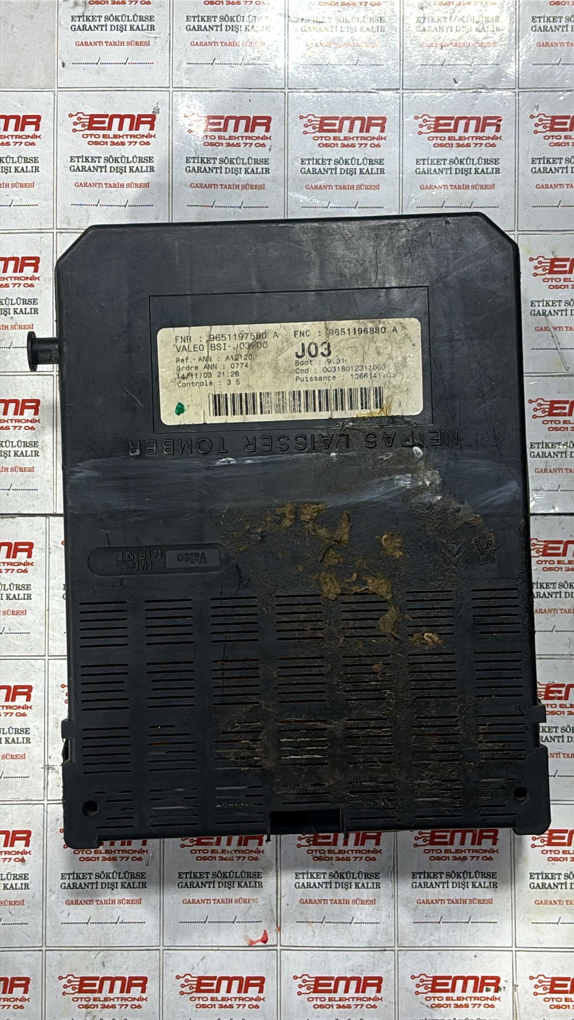 PEUGEOT 307 BSİ BEYNİ 9651197580